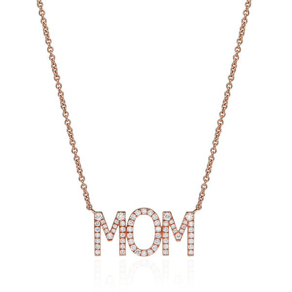 Diamond MOM necklace