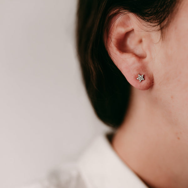 Diamond Stars Earrings